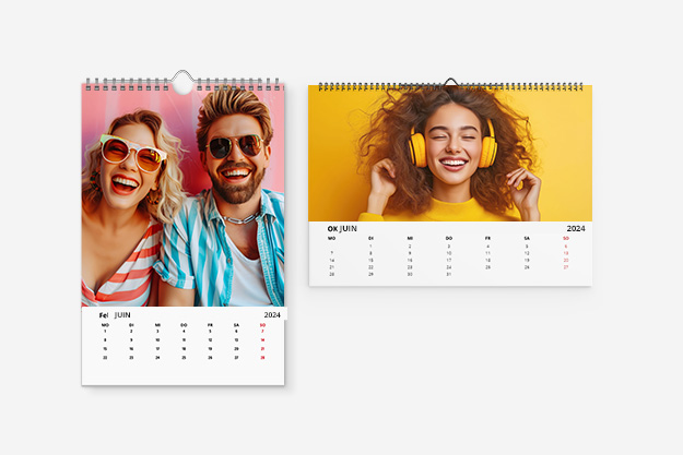 Calendrier mural A3 impression numérique