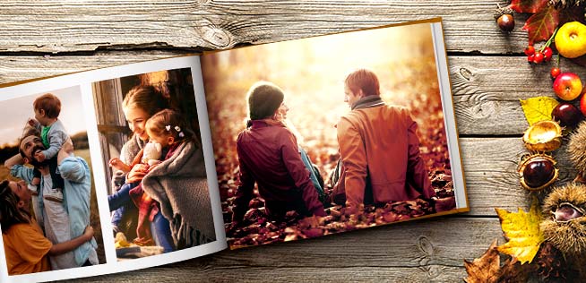 Ihre schönsten Herbstmomente in einem Fotobuch